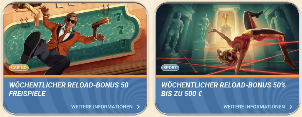 Vegasino Casino Willkommensbonus